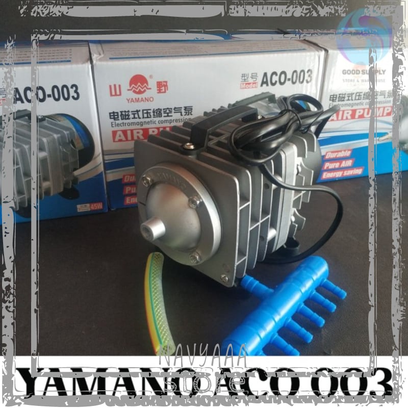 Pompa Udara Bioflok Pompa Udara Aerator Yamano ACO 003 Kolam Bioflok 6