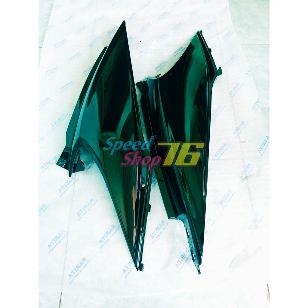 SP76 COVER KAPER BODY BODI SAMPING KANAN KIRI BEAT KARBU HITAM 1 SET