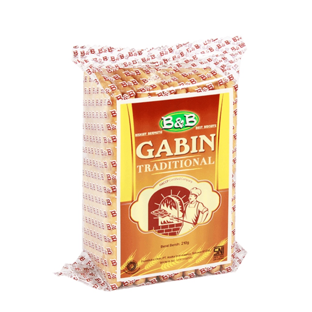 

Snack Biskuit Gabin Traditional 210gr