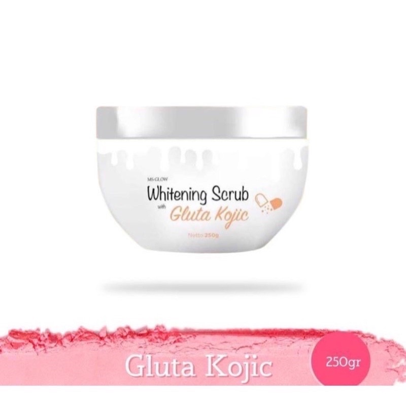 MS GLOW WHITENING SCRUB DAN WHITENING SOAP