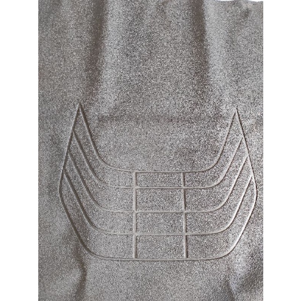 kulit sarung cover jok motor pasir amplas kasar motif pres timbul RX-KING