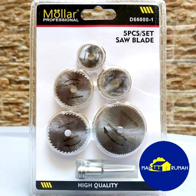 Mata Gergaji Circular Saw Blade Mini Grinder 5pcs 5 pcs Set HSS - MOLLAR D66000-1