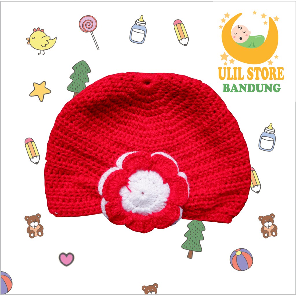 Topi Bayi Rajut Topi Kupluk Asli Handmade