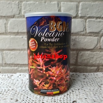 BGM Volcano Powder bubuk pupuk dasar rumah bakteri aquascape aquarium