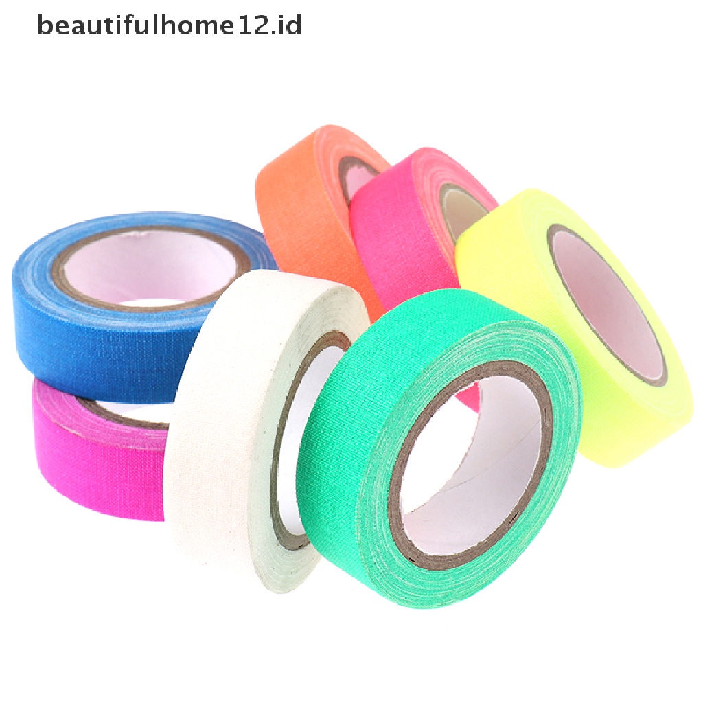 【beautifulhome12.id】 UV Reactive Tape Blacklight Fluorescent Tape Glow in The Dark Neon Gaffer .