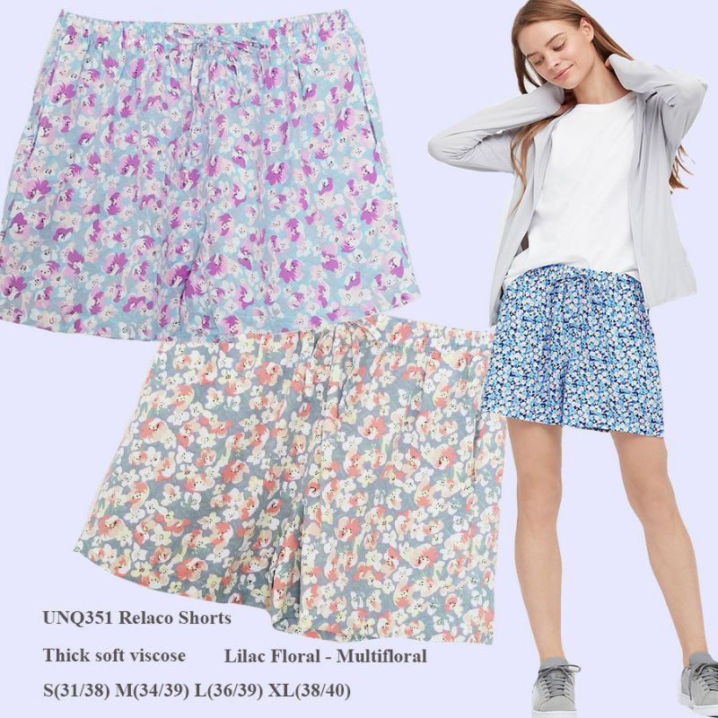 UNIQLO Celana Pendek Wanita Relaco Shorts Original Branded