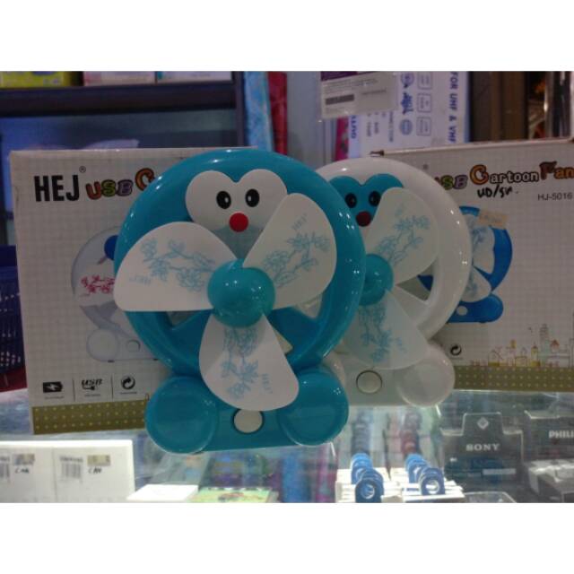 USB Cartoon Fan / kipas angin cas / kipas angin animasi / kipas angin usb / kipas angin kecil cantik