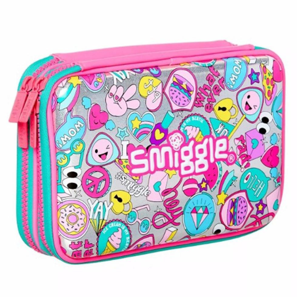 

Smiggle Says Double Up Hardtop Pencil Case - Tempat Pensil Smiggle