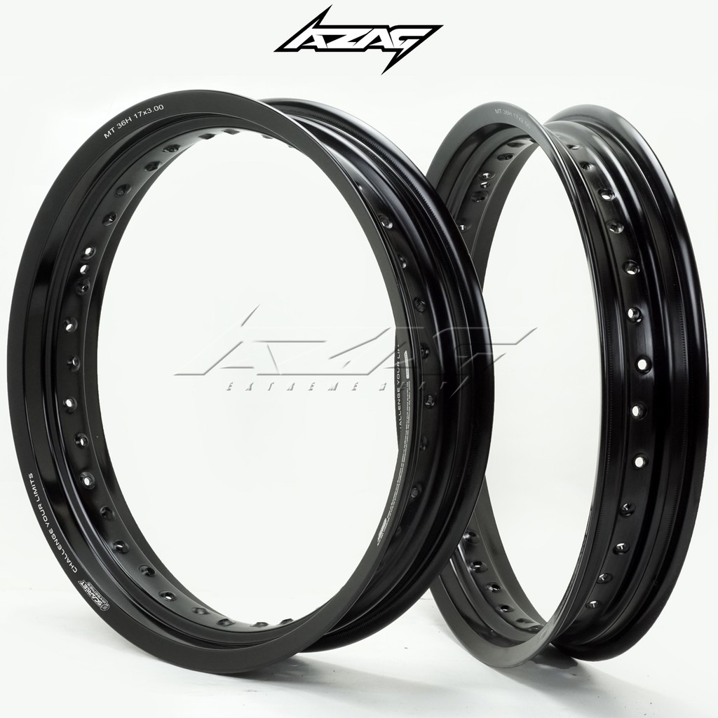 VELG SUPERMOTO SCARLET BLACK RING 17 250-300 KLX CRF WR