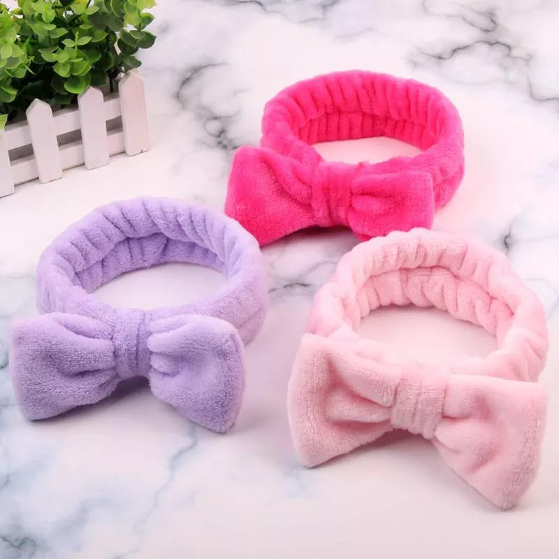 AZ BANDANA RAMBUT MOTIF PITA /  BANDO WANITA LUCU IMPORT