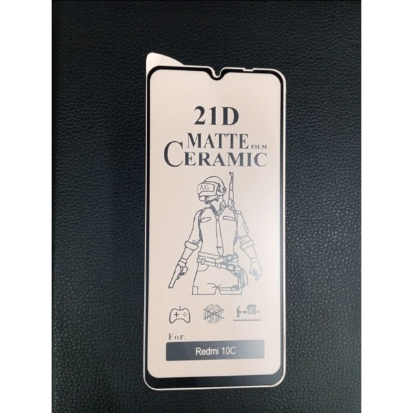 ANTI GORES MATTE CERAMIC & ANTI GORES SPY HITAM REDMI 10C