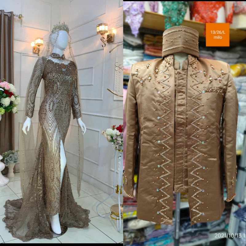 KEBAYA AKAD FULL PAYET MEWAH BEREKOR//KEBAYA AKAD PREMIUM MODERN