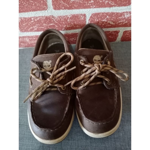 Sepatu Timberland Kulit anak Second Branded/bekas/preloved