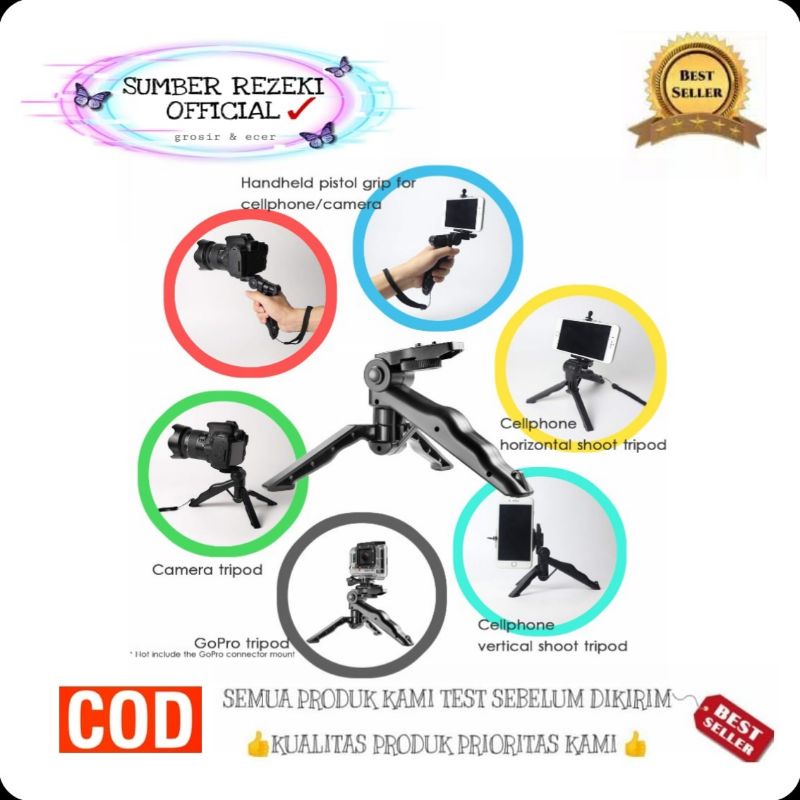 [SR] Tripod HP Mini HD 32 Stand Tempat Dudukan Handphone Holder Tripot Lipat TRIPOD MOBILE PHONE/ CA