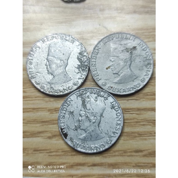 koin indonesia 10 sen 1962 sukarno