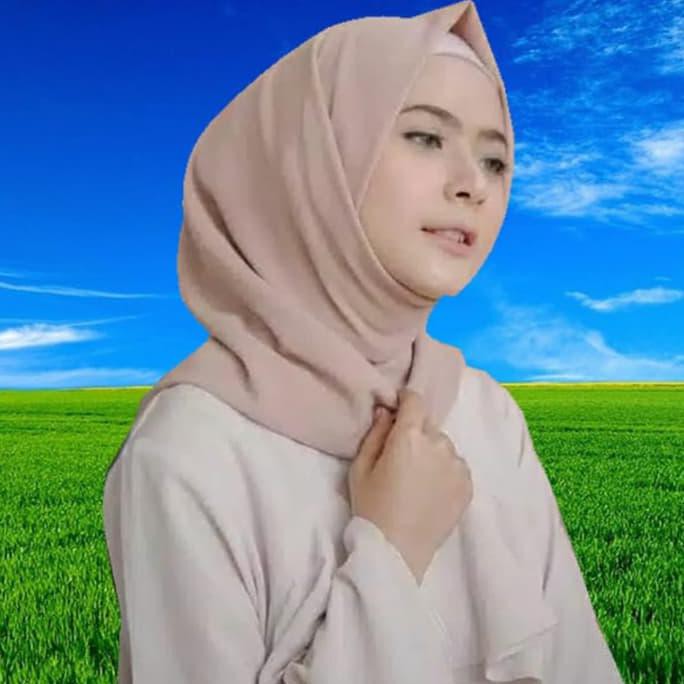 jilbab instant/kerudung shalwa instan/Pasmina Instan / Hijab Instant - Biru Muda
