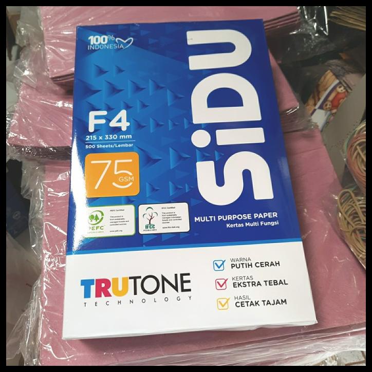 

Hvs Sinar Dunia F4 75 Gram Putih 1 Rim Isi 500 Lembar