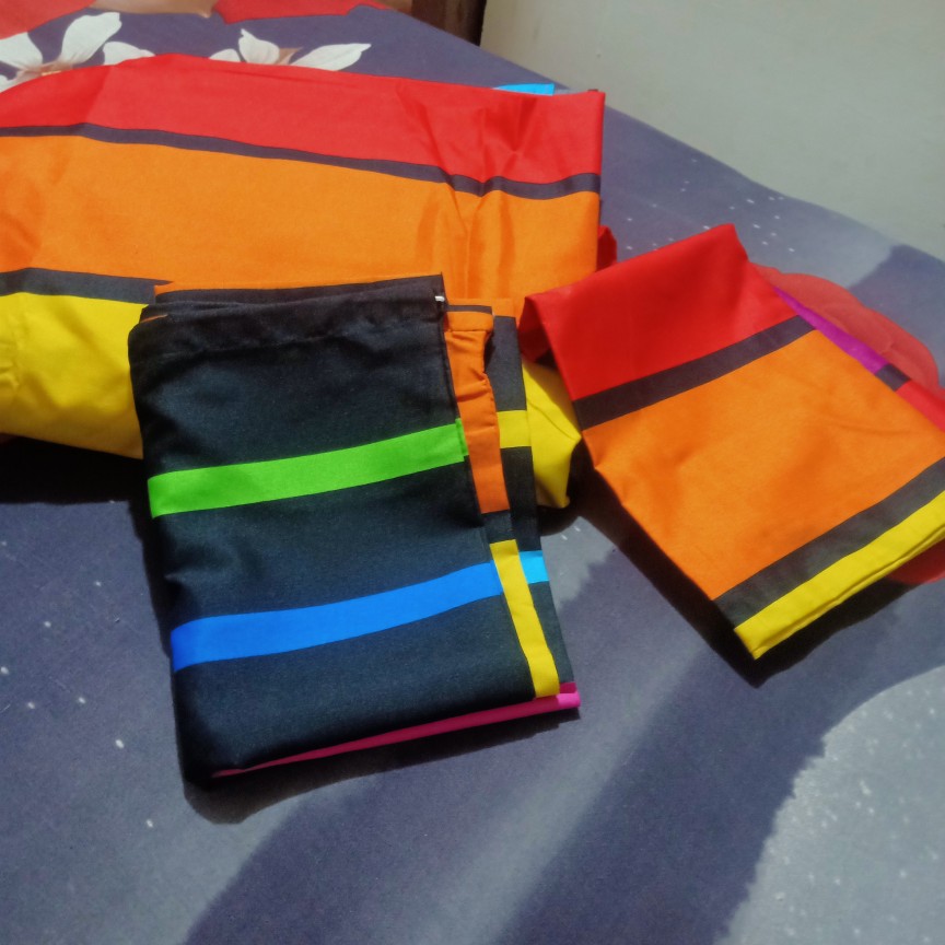 Seprei Bunga!!! Sprei Homemade Leaf Garden/ Sprei Sweet Shabby/ Rainbow Spring Homemade(120,160,180)