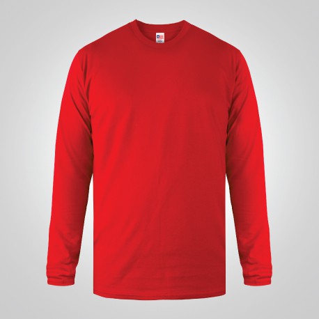NSA - Premium Cotton Long Sleeve 7280 Red