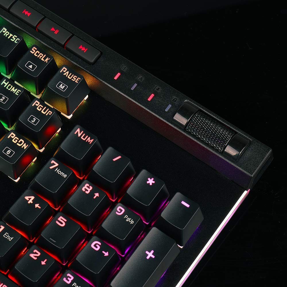 Keyboard Gaming Mechanical Redragon Fullsize RGB Macro Vata K580RGB