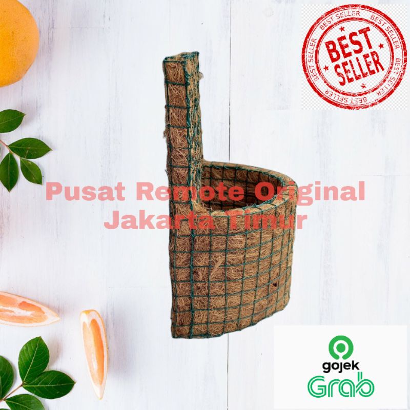 POT SENDAL POT BUNGA ANGGREK TEMPEL SABUT KELAPA
