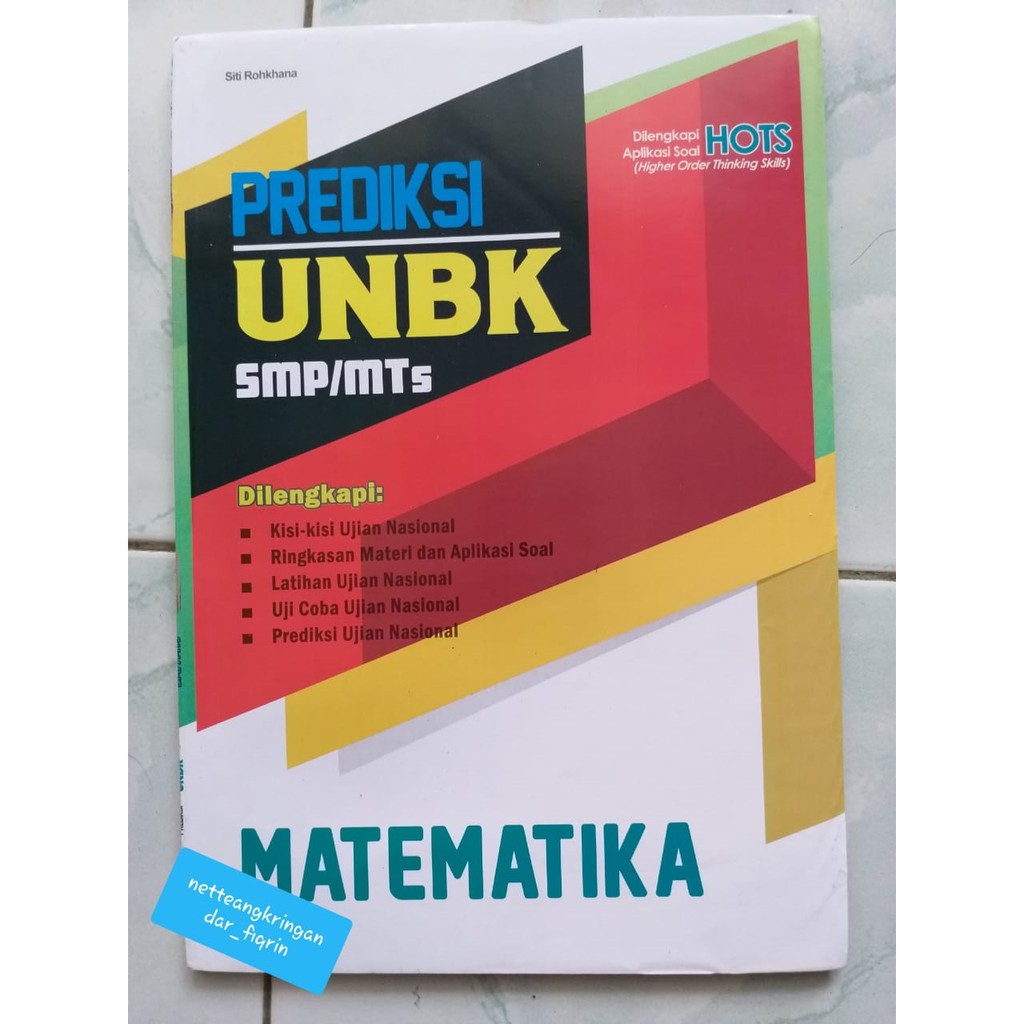 Prediksi UN UNBK SMP MTs 2018 2019 Dan 2019 2020 Ada 2 Buku Bonus Kunci Jawaban-3