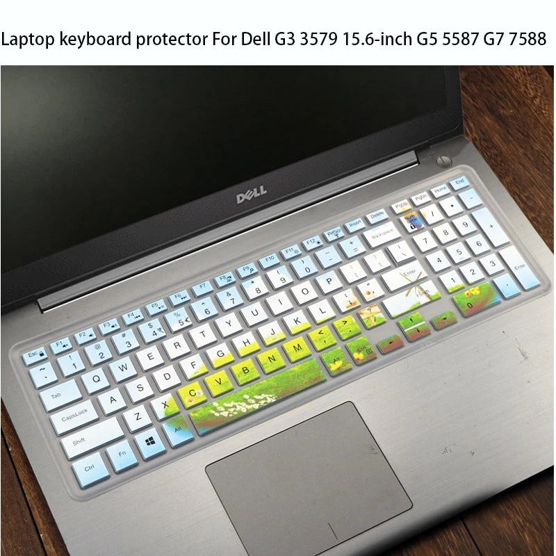 For Dell G3 3579 15.6 G5 5587 G7 7588 Laptop Keyboard Protector,  fit 15.6&quot; Keyboard Cover Soft Silicone, Keyboard Protective Film