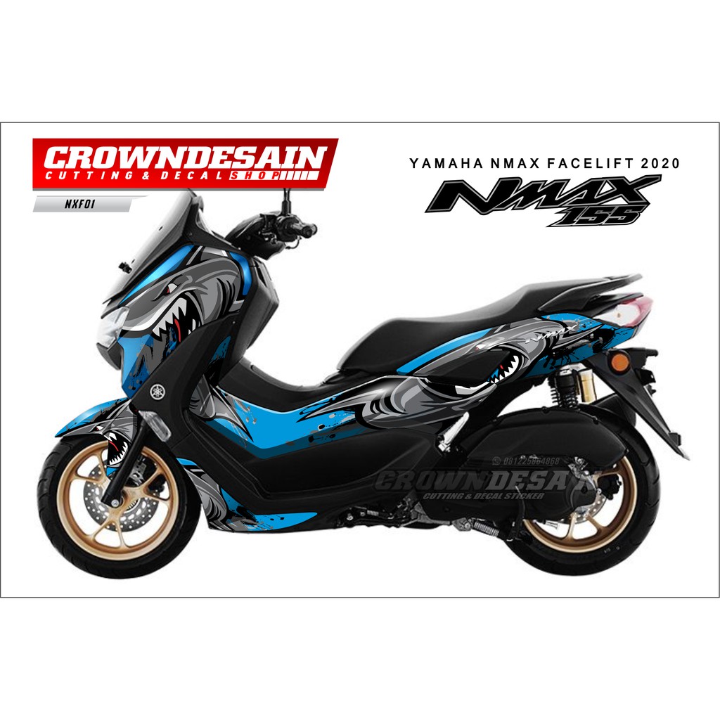 25+ Inspirasi Keren Stiker Nmax 2020 Biru