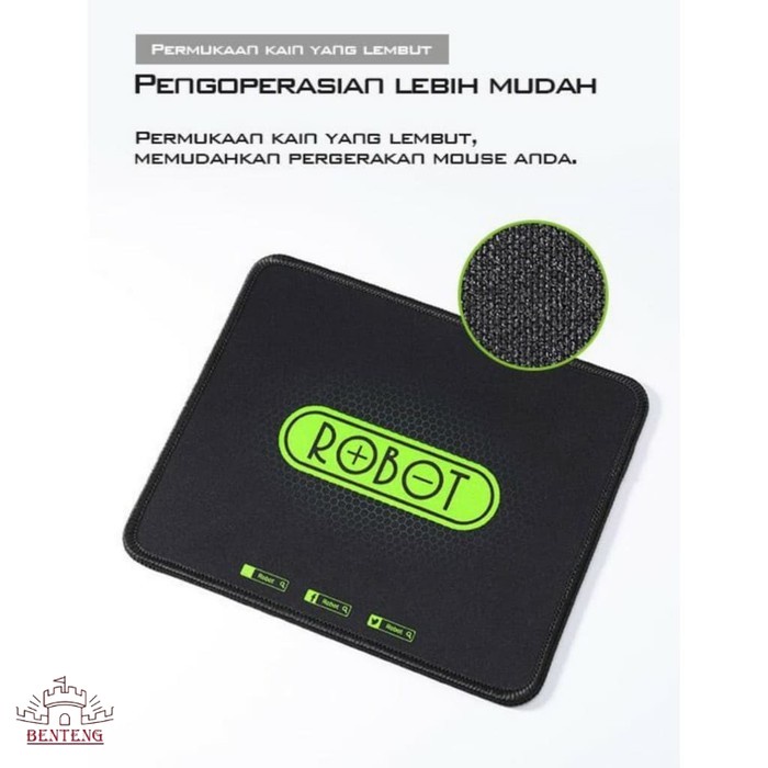 Mousepad Mouse Pad Robot MP01 - tatakan Mouse Robot Anti Selip Original