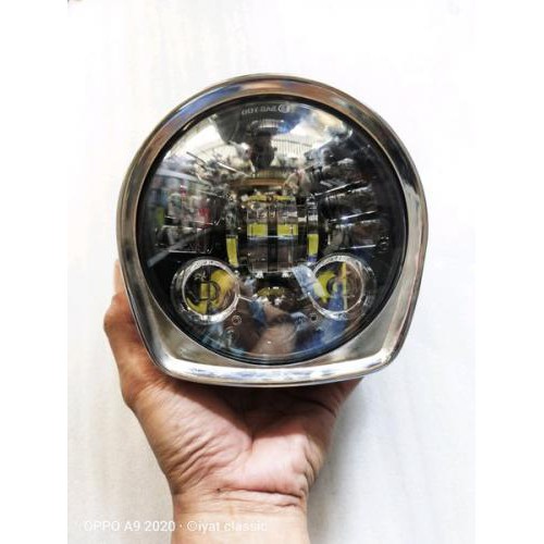 headlamp lampu depan daymaker led 16 set batok lampu suzuki vanvan
