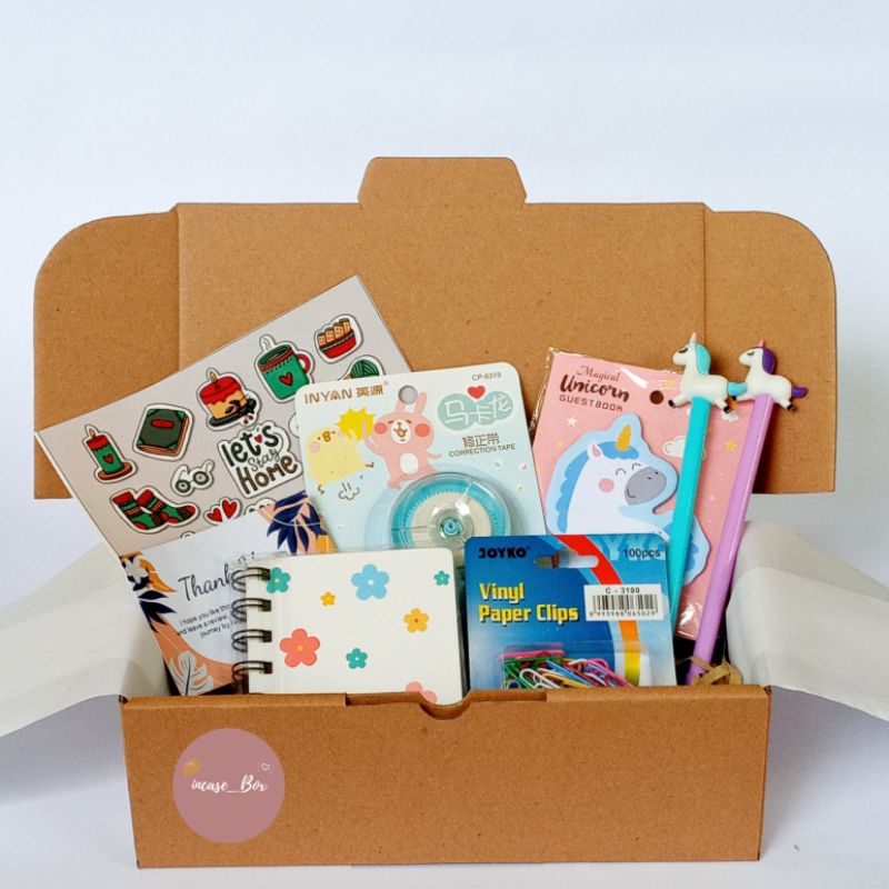 

incase_Box / New Series / Hampers Stationery / Hampers Alat Tulis / Hampers Graduation