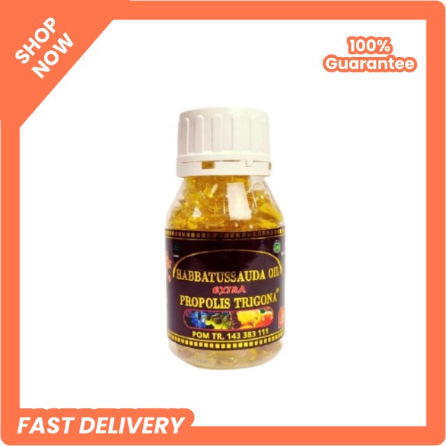 [Kecil] Habbatusaudah Extra Propolis Trigona Jogja Natural Herbal isi 100 Kapsul