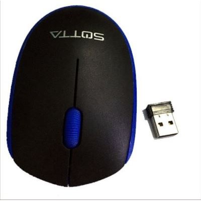 Mouse wireless sotta 2.4ghz optical 1200dpi clicky for pc laptop tv w-7 w7