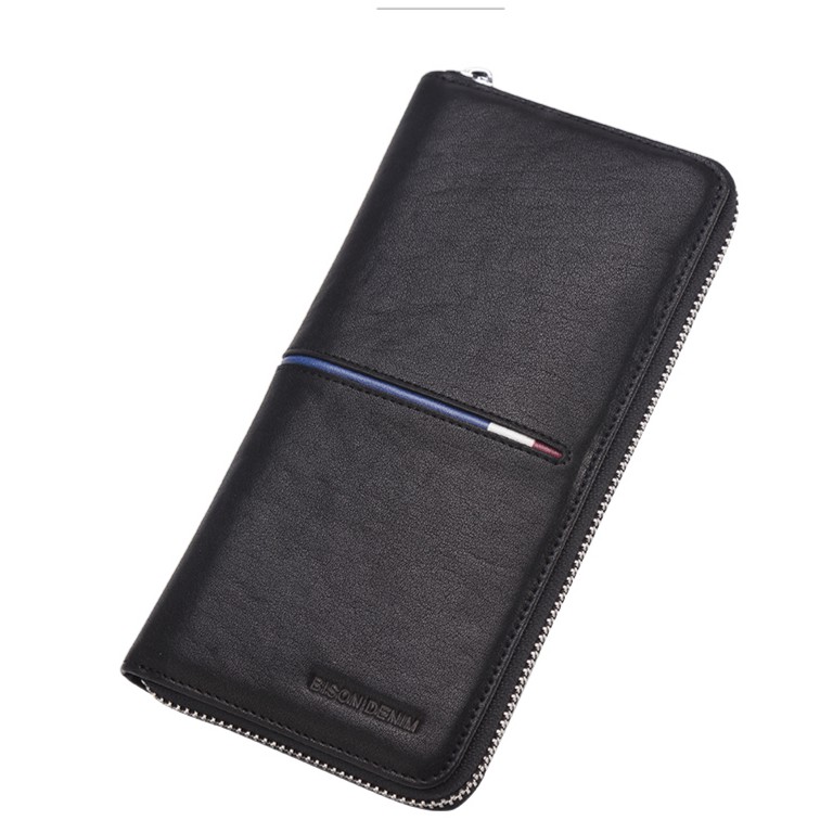 Dompet Panjang Pria Kulit Sapi Asli Original Bison Denim (BISON-N8150)