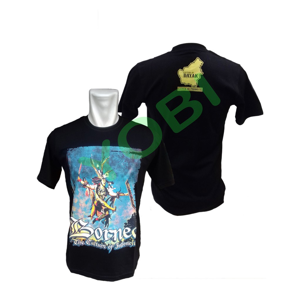 KAOS DAYAK MOTIF DAYAK