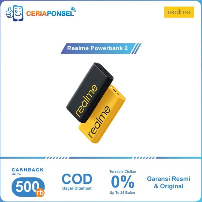 Realme Powerbank 2 20000 mAh Quick Charger 18W Original