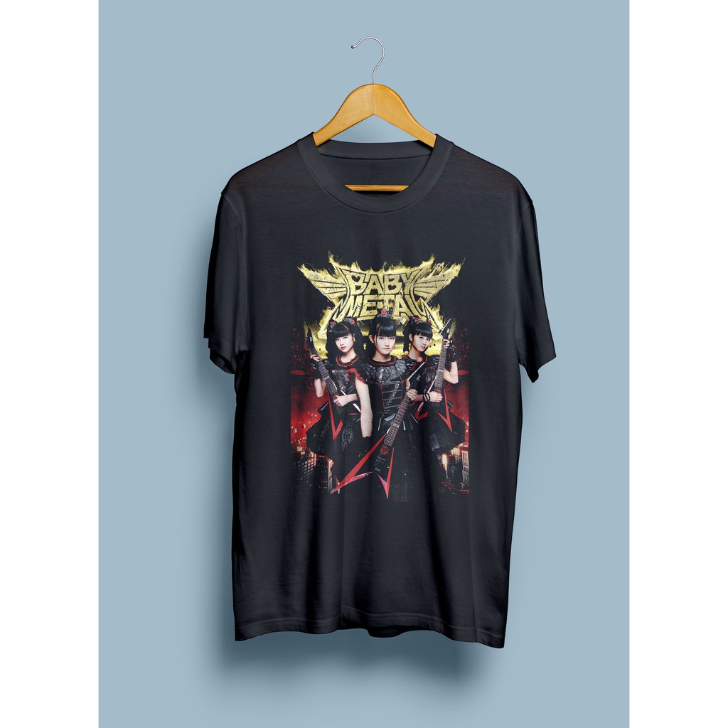 KAOS BAJU BAND BABYMETAL Metal Band Jepang Tur Poster T-Shirt