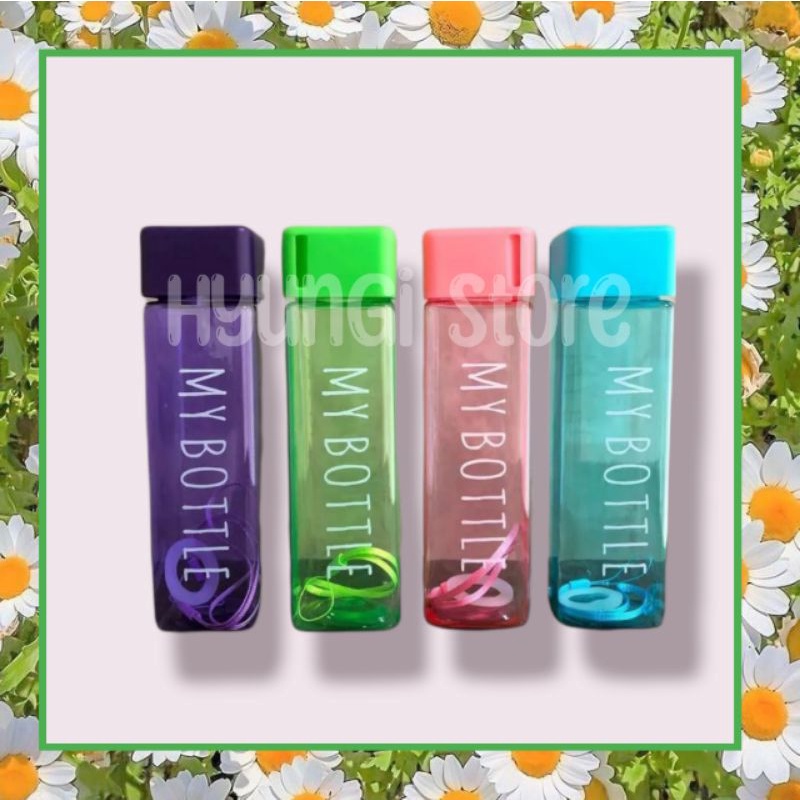 MY BOTTLE PERSEGI | BOTOL MINUM MY BOTTLE | BOTOL MINUM KOTAK | BOTOL MINUM SEKOLAH | BOTOL MINUM VI