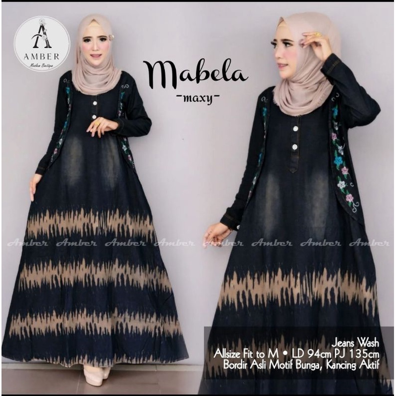 GAMIS JEANS TERBARU 2022 UNTUK WANITA MUSLIMAH DEWASA  BAJU MAXY  KEKINIAN  MODIS DAN TERPOPULER DEN