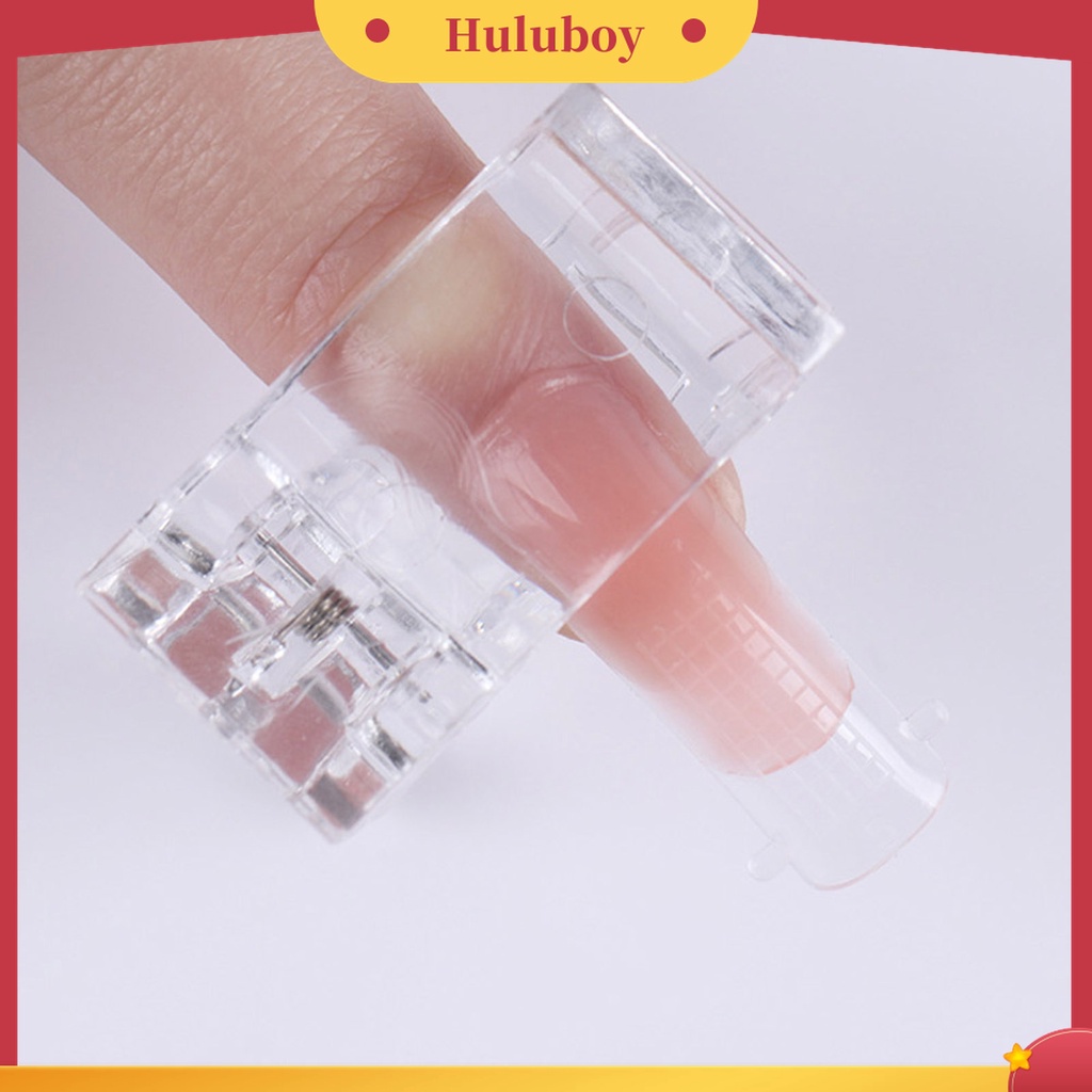 Huluboy Huluboy♡ Klip Pembentuk Kuku Palsu Akrilik Tahan Lama Mudah Dibersihkan