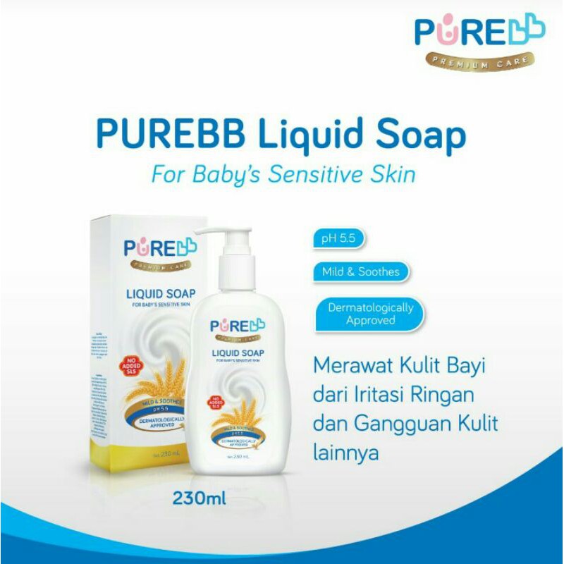 Pure bb liquid soap 230ml &amp; 80ml