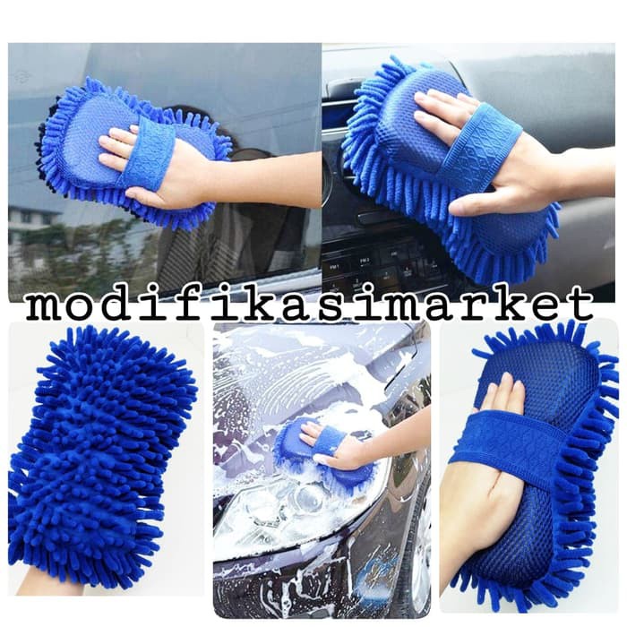 SPONGE CUCI MOBIL / BUSA CUCI MOBIL MICROFIBER CENDOL / KEMOCENG MOBIL