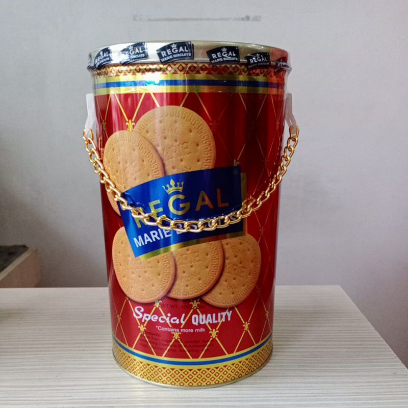 REGAL MARIE BISCCUITS SPECIAL QUALITY KALENG RANTAI 1000GRAM / BISKUIT MARIE REGAL