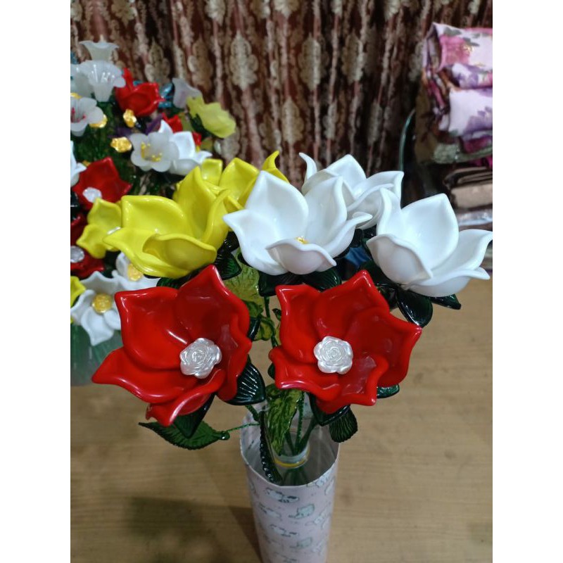 Bunga akrilik / bunga mawar akrilik