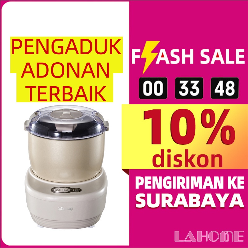 【SURABAYA】LAHOME Bear Dough Mixer Adonan Donat Mixer Roti Mixer Donat Mixer Roti Ukuran 2 kg hand Mi