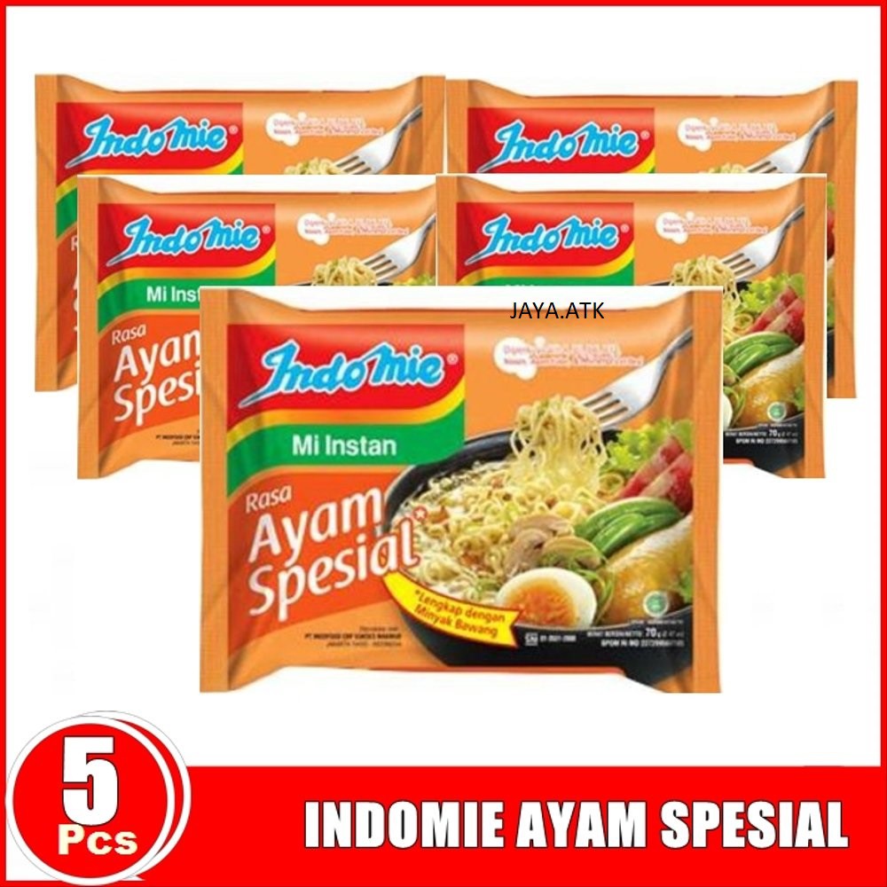 INDOMIE KUAH INDOMIE AYAM SPESIAL PER 5 BUNGKUS MIE KUAH INDOMIE