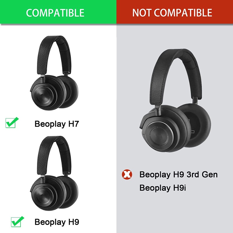 Btsg 1 Pasang Bantalan Telinga Pengganti Untuk Headphone Bang &amp; Olufsen-Beoplay H9 H7