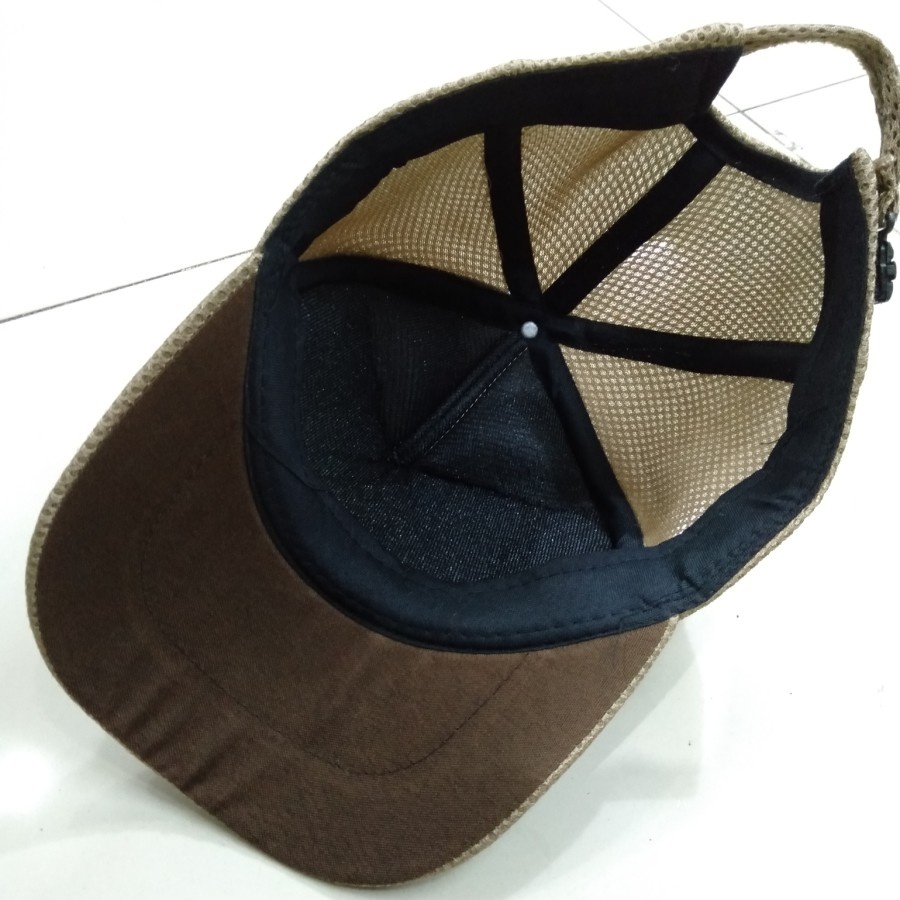 topi scurity / satpam terbaru coklat