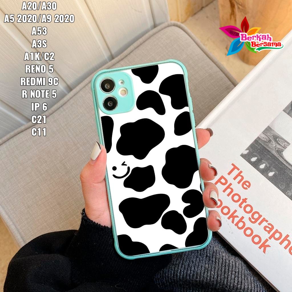 SS092 LEOPARD PATTERN CASE OPPO F11 A36 A76 A96 A55 A31 A8  A1K A3S A5S A7 A12 A11K F1S A59 F5 YOUTH F7 RENO 4F 4 5 6 7 7Z BB6297