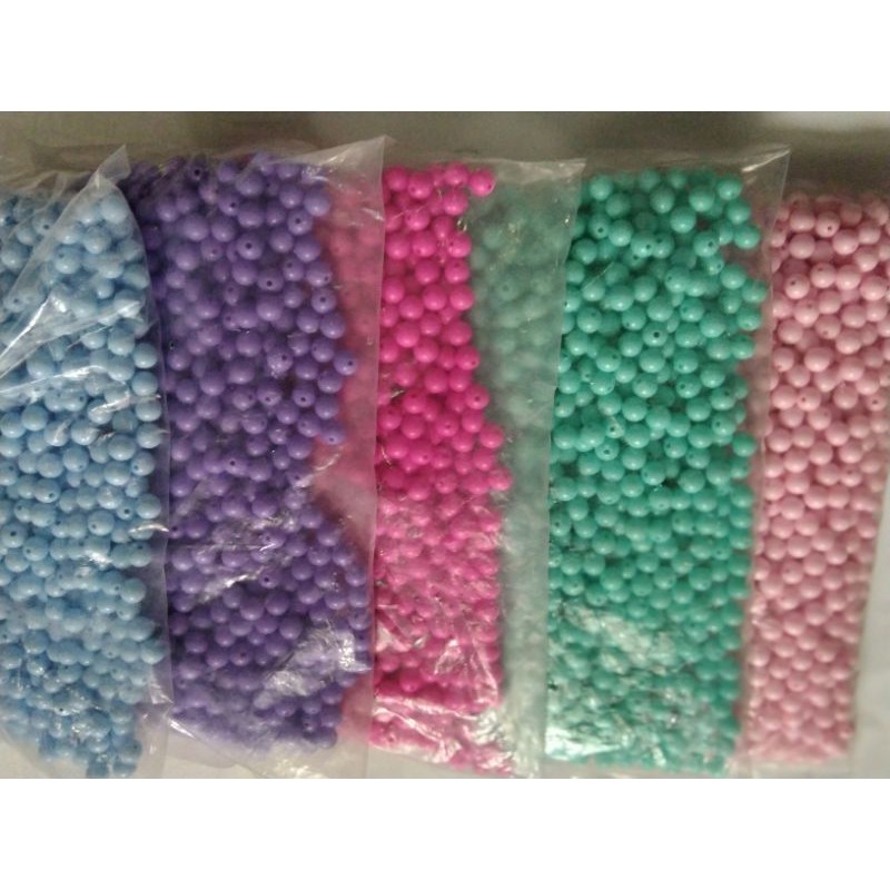 

Mote Kapur warna-warna pastel ukuran 10mm